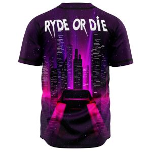 A Ryde or die custom jersey - Image 1