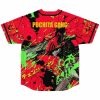 Chainsaw man Pochita gang rave Baseball Jersey - Image 1
