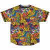 Colorful trippy baseball jersey - Image 2