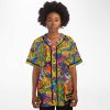 Colorful trippy baseball jersey - Image 3
