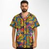 Colorful trippy baseball jersey - Image 5