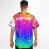 Daddy rainbow acid trip baseball jersey - Image 6