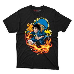 Delaware Fightin Blue Hens Luffy One Piece T Shirt - Image 1