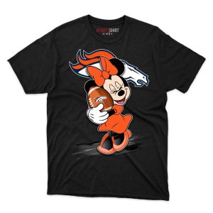Denver Broncos Minnie Mouse Ball T Shirt - Image 1