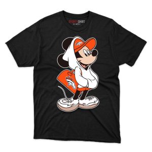 Denver Broncos X Mickey Mouse T Shirt - Image 1