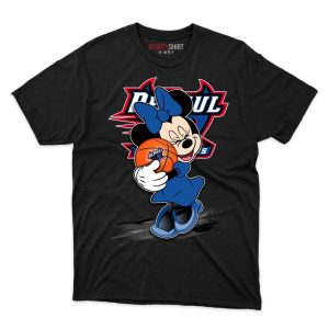 DePaul Blue Demons Minnie Mouse Ball T Shirt - Image 1