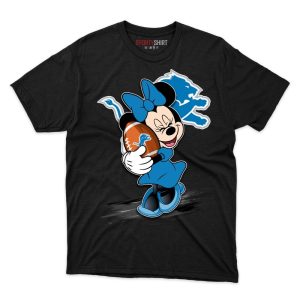 Detroit Lions Minnie Mouse Ball T Shirt - Image 1
