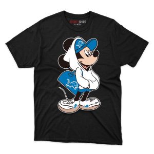 Detroit Lions X Mickey Mouse T Shirt - Image 1