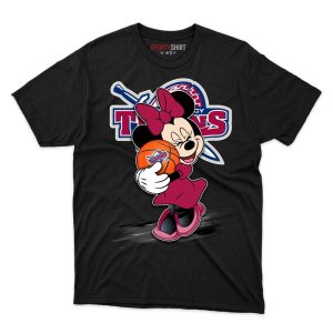 Detroit Mercy Titans Minnie Mouse Ball T Shirt - Image 1