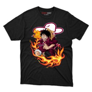 Eastern Kentucky Colonels Luffy One Piece T Shirt - Image 1