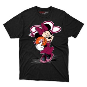 Eastern Kentucky Colonels Minnie Mouse Ball T Shirt - Image 1