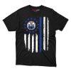 Edmonton Oilers Betsy Ross Flag Edition Fan Gift T Shirt - Image 1