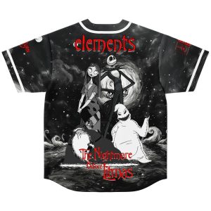 Elements night before litmas custom Baseball Jersey - Image 1