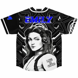 Emily custom Baseball Jersey - Image 1