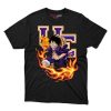 Evansville Purple Aces Luffy One Piece T Shirt - Image 1