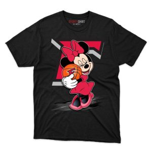 Fairfield Stags Minnie Mouse Ball T Shirt - Image 1