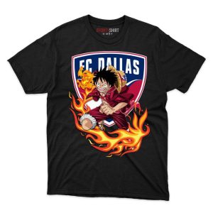 FC Dallas MLS Luffy One Piece T Shirt - Image 1
