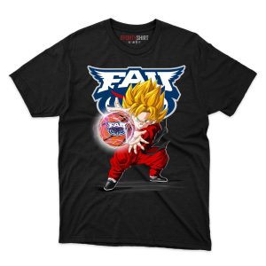 Florida Atlantic Owls Goku Ball T shirt - Image 1