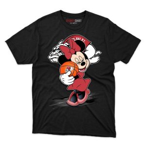 Gardner Webb Runnin Bulldogs Minnie Mouse Ball T Shirt - Image 1