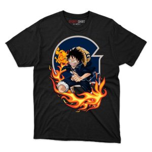 Georgetown Hoyas Luffy One Piece T Shirt - Image 1