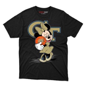 Georgia Tech Yellow Jackets Minnie Mouse Ball T Shirt - Image 1