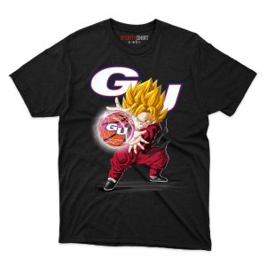 Gonzaga Bulldogs Goku Ball T shirt - Image 1
