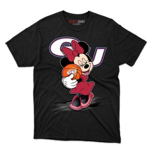 Gonzaga Bulldogs Minnie Mouse Ball T Shirt - Image 1