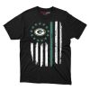 Green Bay Packers Betsy Ross Flag Edition Fan Gift T Shirt - Image 1