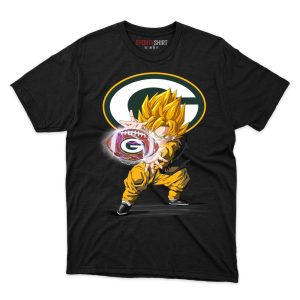 Green Bay Packers Goku Ball T shirt - Image 1