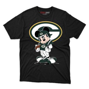 Green Bay Packers Mickey Mouse Player T Shirt - Image 1