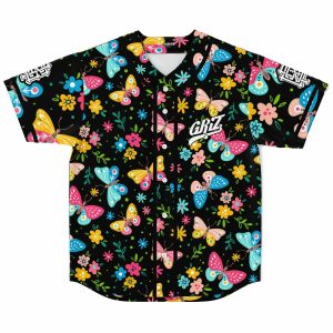 Griz Butterflies baseball jersey - Image 1