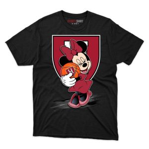 Harvard Crimson Minnie Mouse Ball T Shirt - Image 1