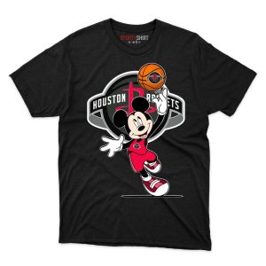 Houston Rockets Mickey Mouse Player T Shirt - Image 1
