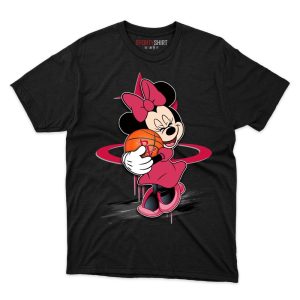 Houston Rockets Minnie Mouse Ball T Shirt - Image 1