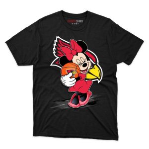 Illinois State Redbirds Minnie Mouse Ball T Shirt - Image 1