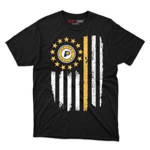 Indiana Pacers Betsy Ross Flag Edition Fan Gift T Shirt - Image 1