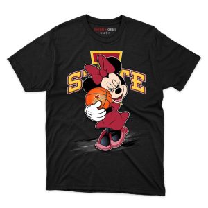 Iowa State Cyclones Minnie Mouse Ball T Shirt - Image 1