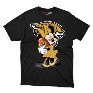 Jacksonville Jaguars Minnie Mouse Ball T Shirt - Image 1