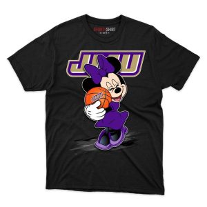 James Madison Dukes Minnie Mouse Ball T Shirt - Image 1