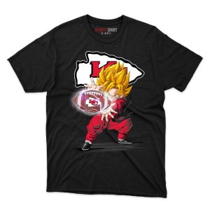 Kansas City Chiefs Goku Ball T shirt - Image 1