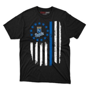 Kansas City Royals Betsy Ross Flag Edition Fan Gift T Shirt - Image 1