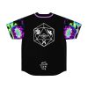 Lotus flowers from outer space rave Baseball Jersey - Image 2
