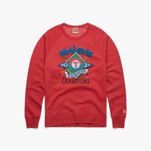 2023 World Series Champions Rangers Crewneck