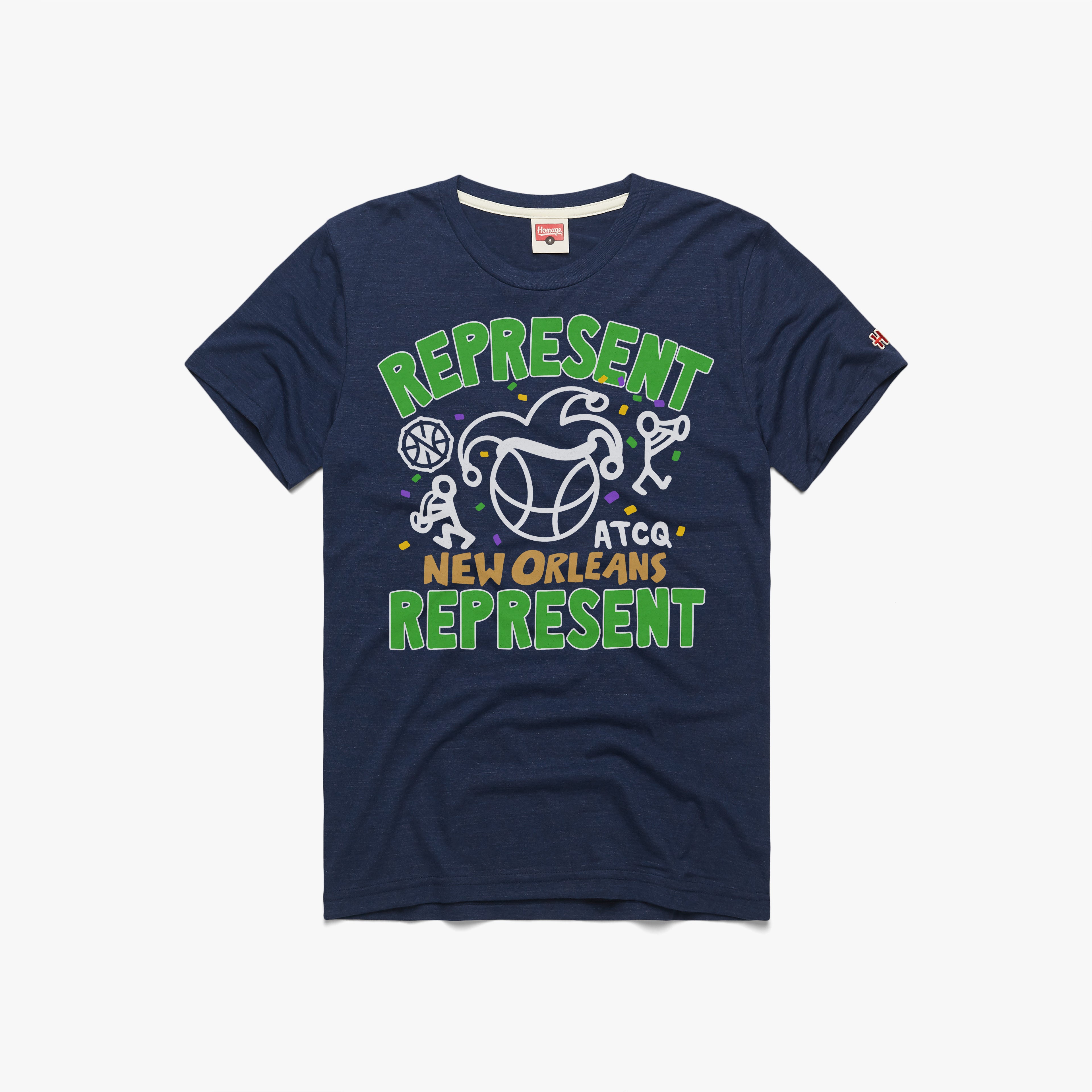 A Tribe Called Quest x New Orleans Pelicans Represent 01012357935 Navy Flat.jpg A Tribe Called Quest x New Orleans Pelicans Represent
