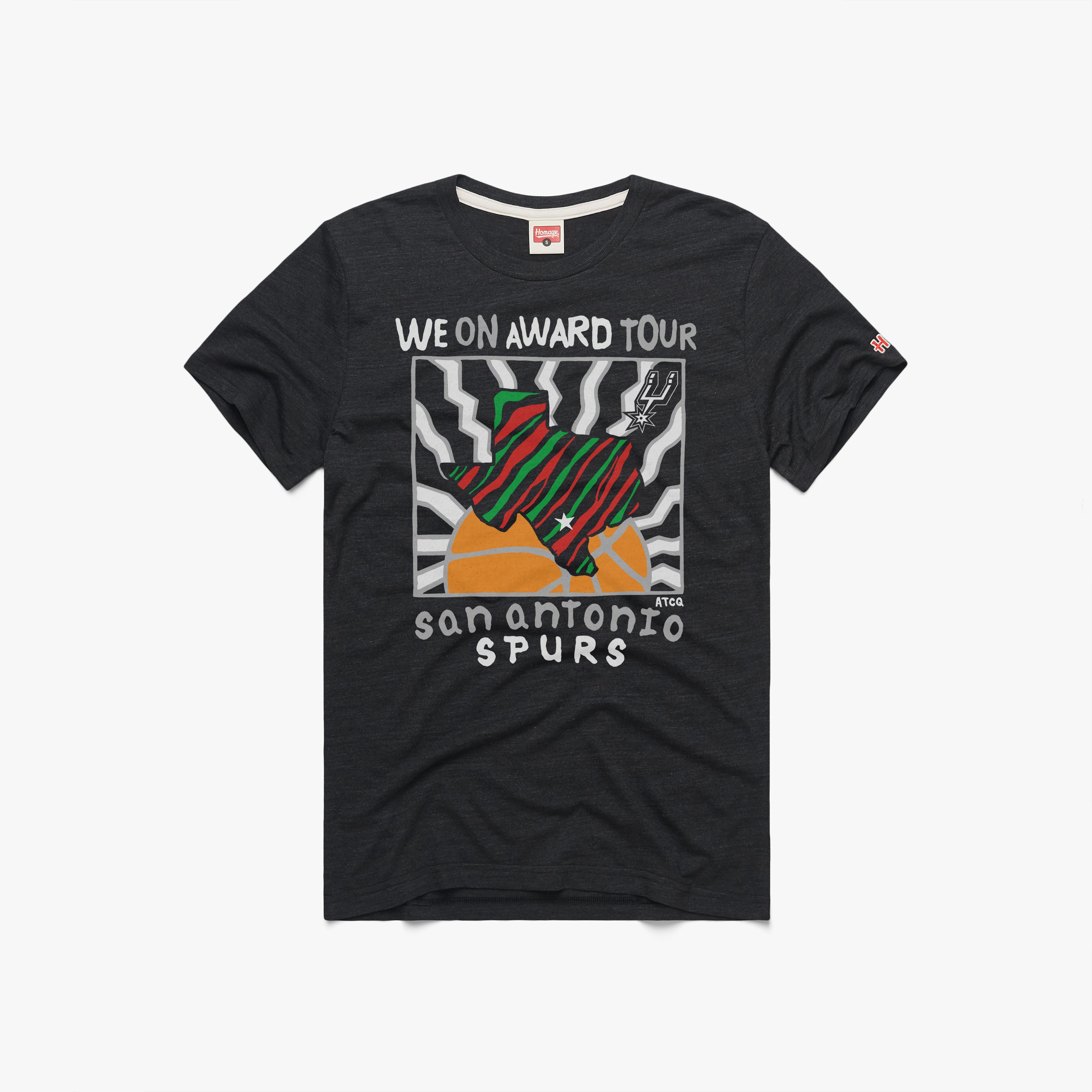 A Tribe Called Quest x San Antonio Spurs We On Award Tour 01012358330 Charcoal Flat.jpg A Tribe Called Quest x San Antonio Spurs We On Award Tour