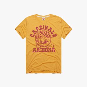Arizona Cardinals Desert Landscape Vintage NFL T-Shirt