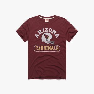 Arizona Cardinals Throwback Helmet Logo T-Shirt