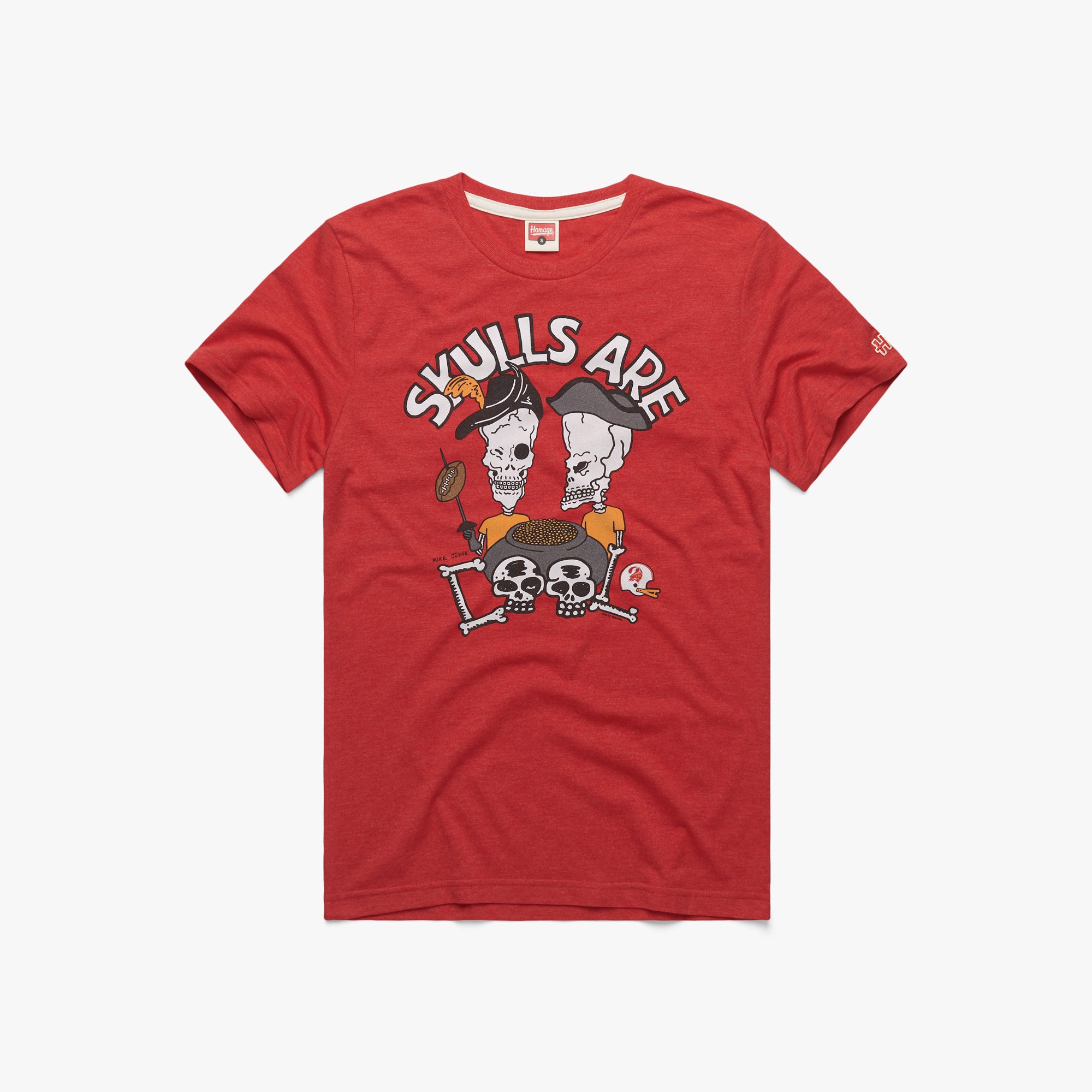 Beavis And Butt Head X Tampa Bay Buccaneers Skulls 01011736617 red flat.jpg Beavis And Butt-Head X Tampa Bay Buccaneers Skulls