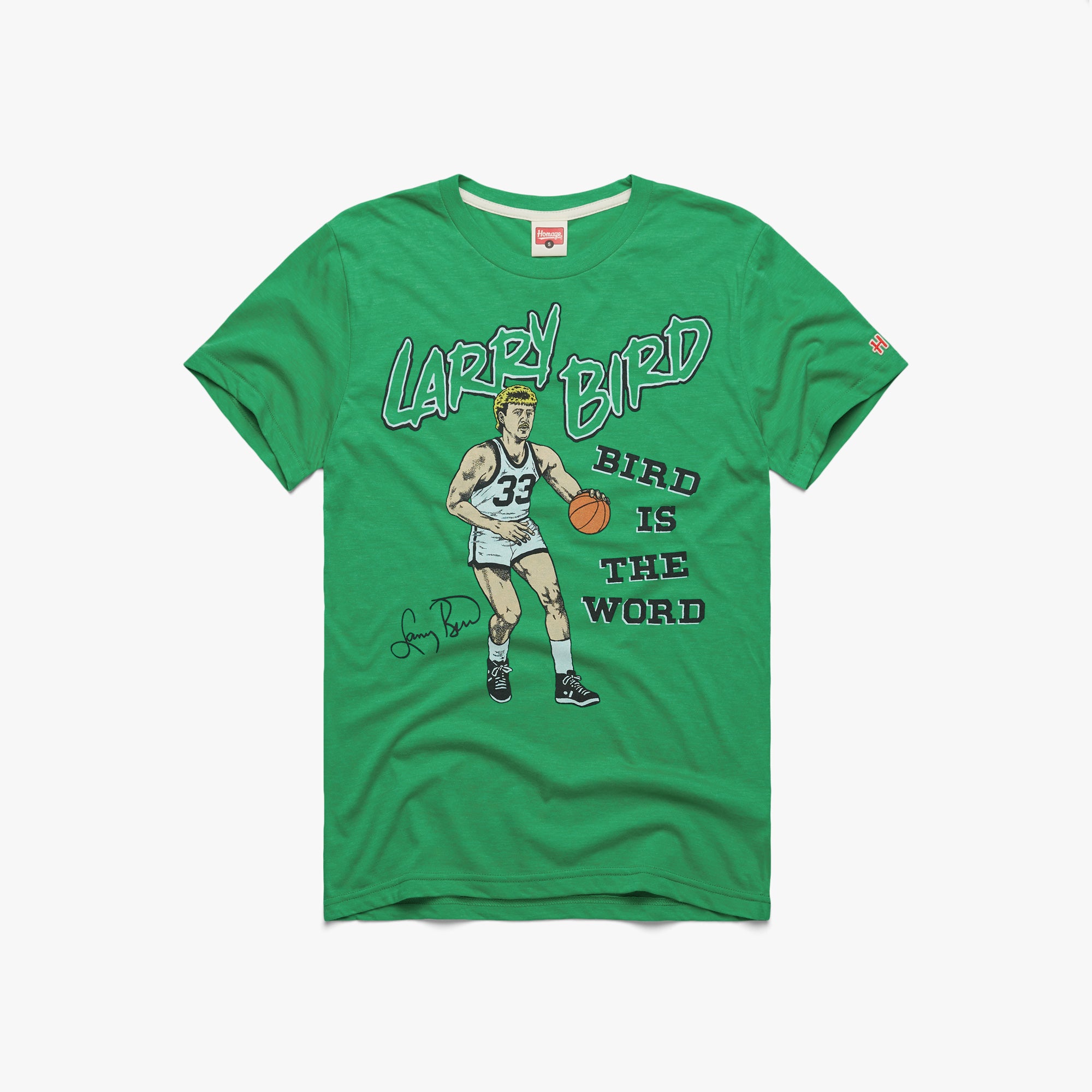 Bird Is The Word Larry Bird 01011133113 green flat.jpg Bird Is The Word Larry Bird