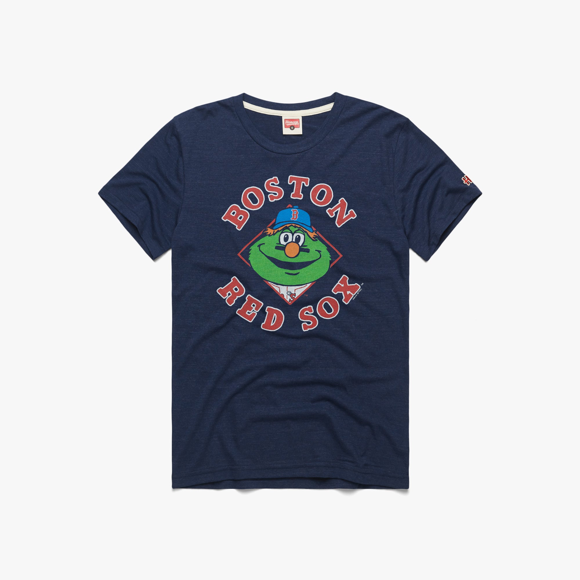 Boston Red Sox Wally The Green Monster 01010461835 navy flat.jpg Boston Red Sox Wally The Green Monster